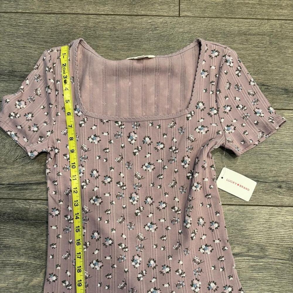 NWT Lucky Brand purple floral